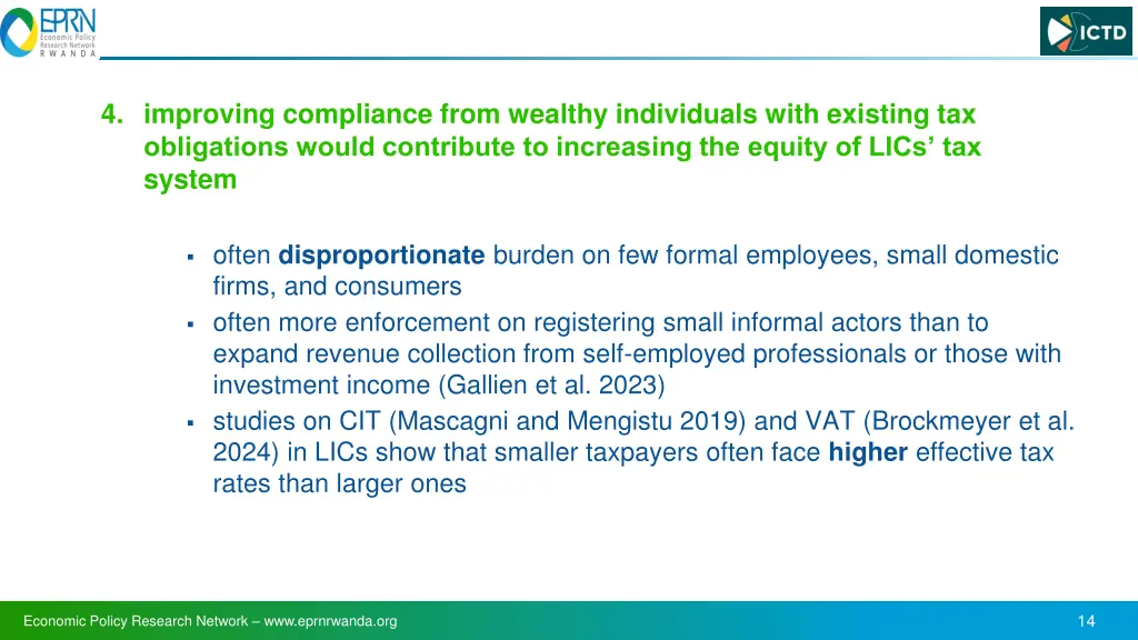 4 improving compliance from wealthy individuals