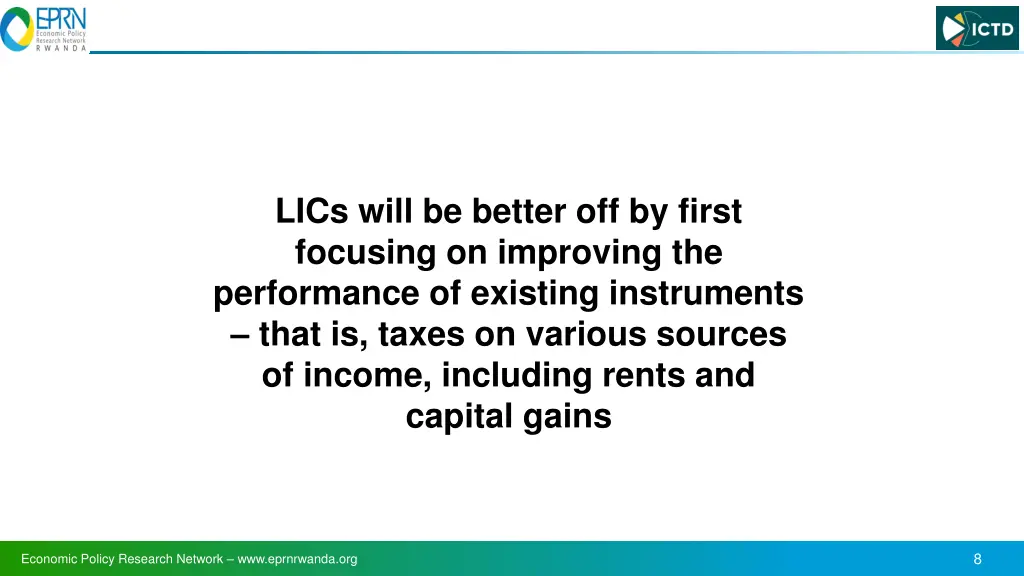 lics will be better off by first focusing