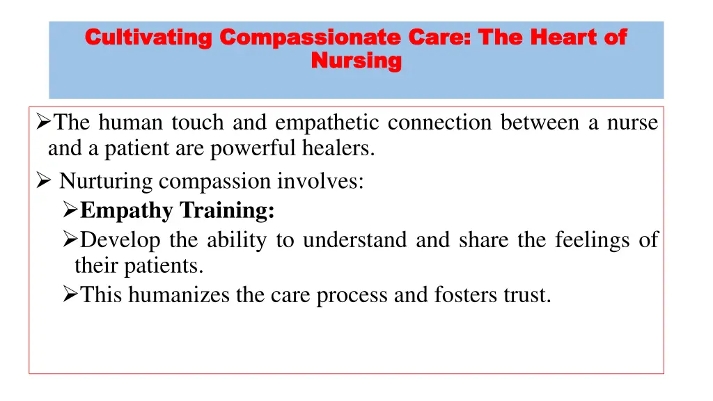 cultivating compassionate care the heart