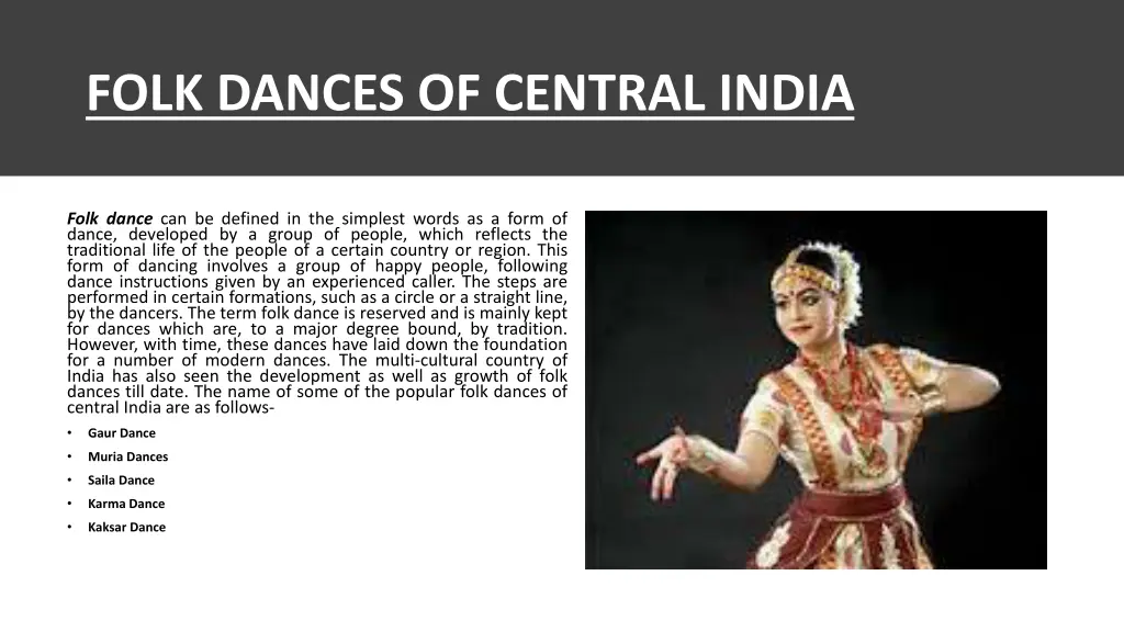 folk dances of central india