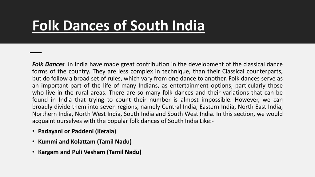 folk dances of south india