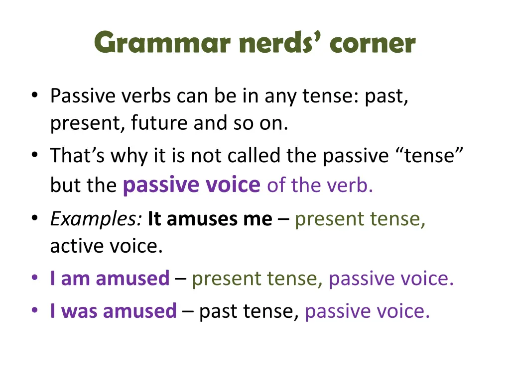 grammar nerds corner