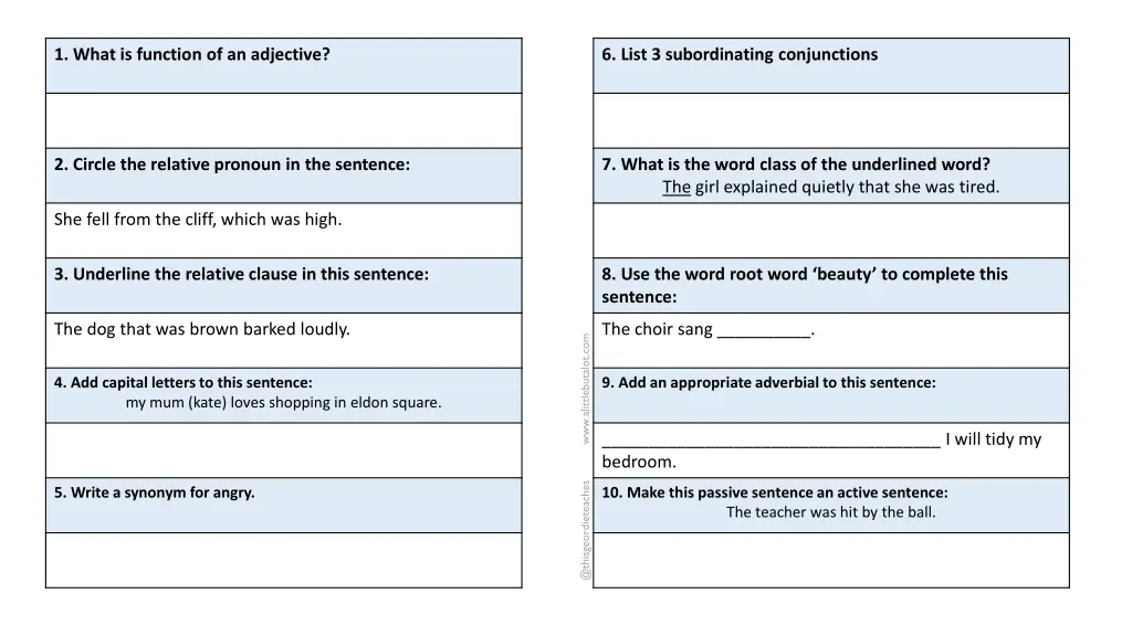 1 what is function of an adjective