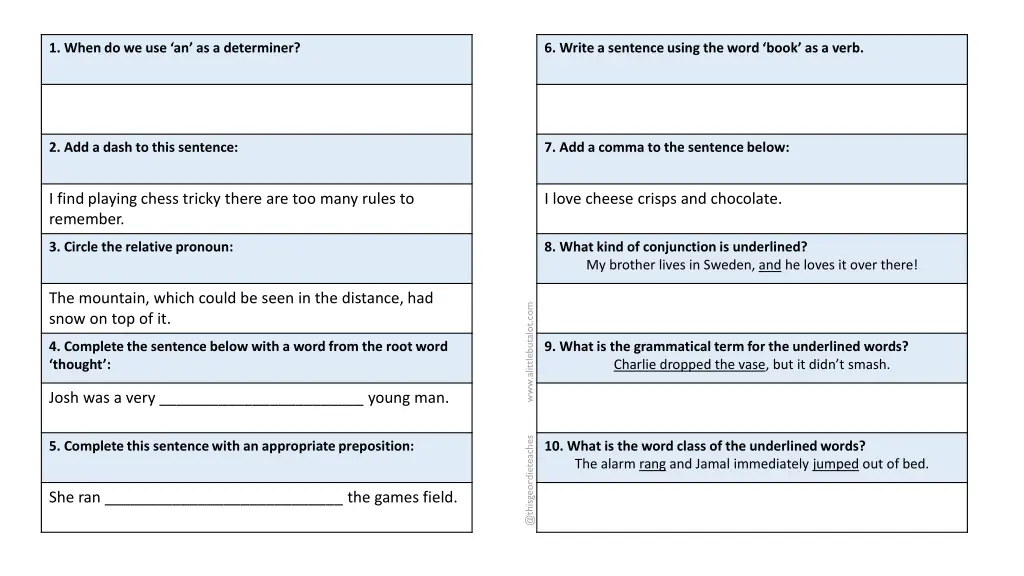 1 when do we use an as a determiner