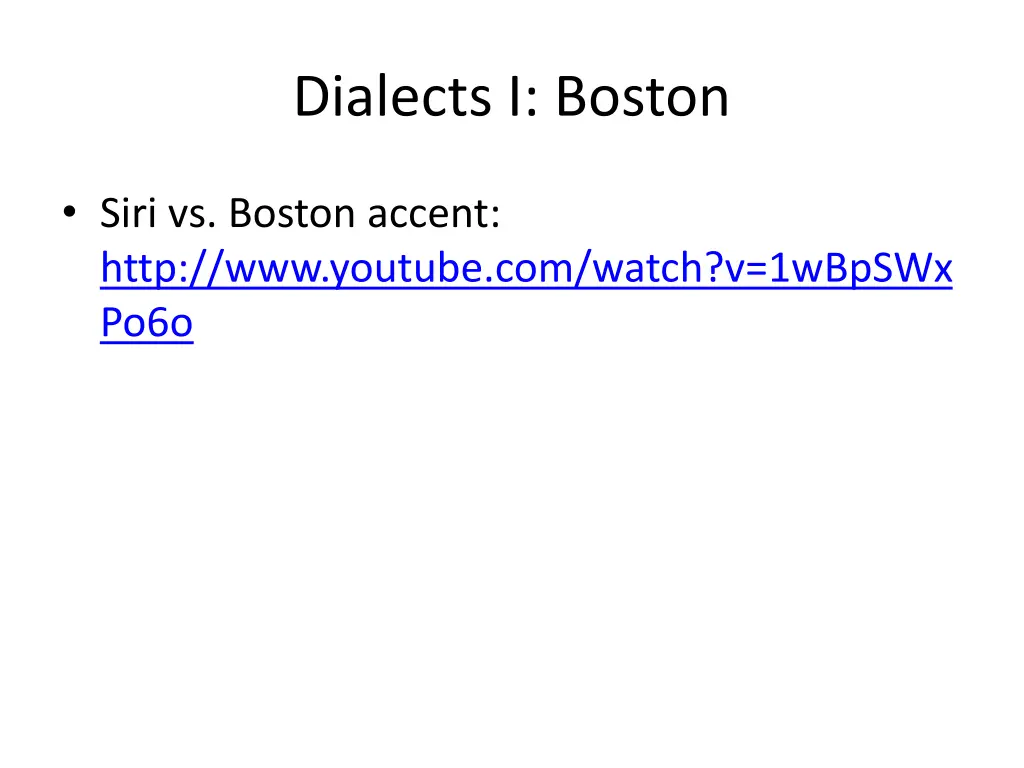 dialects i boston