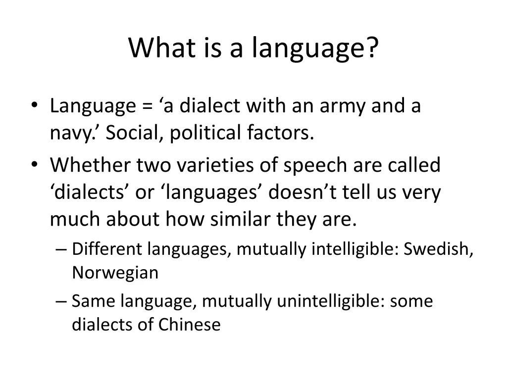 what is a language