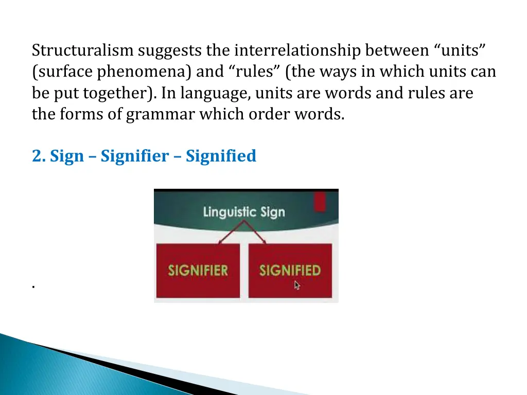 structuralism suggests the interrelationship