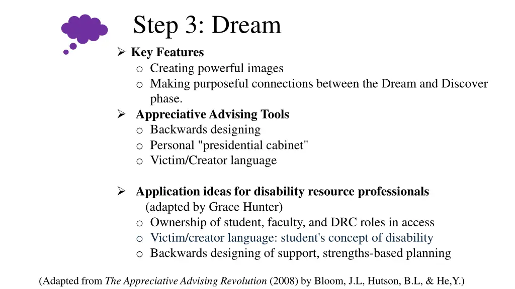 step 3 dream key features o creating powerful