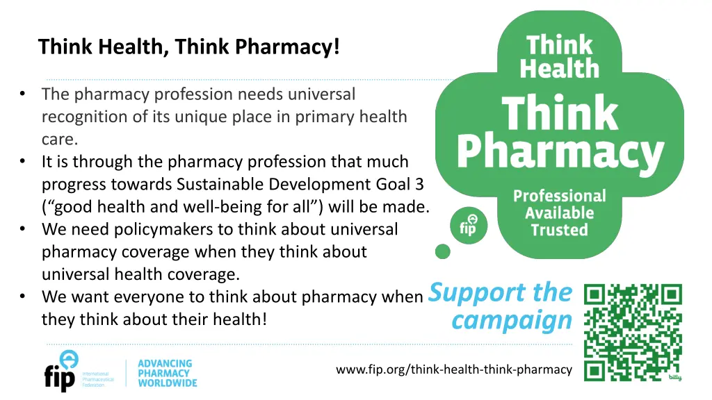 think health think pharmacy