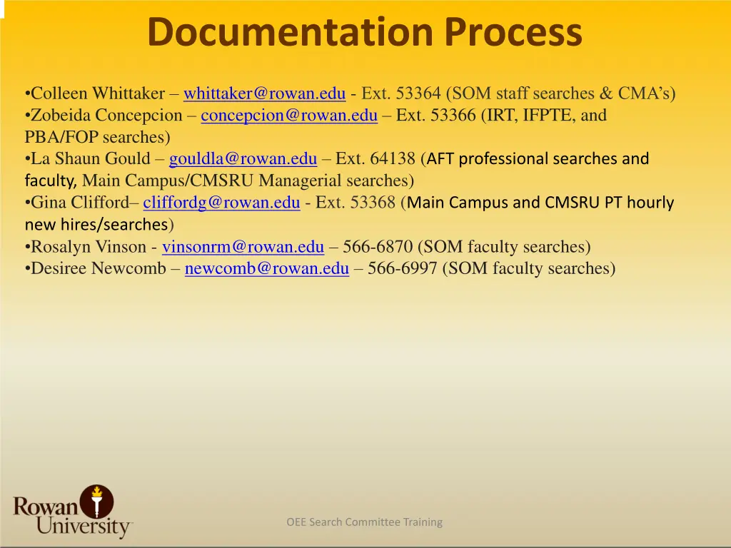 documentationprocess