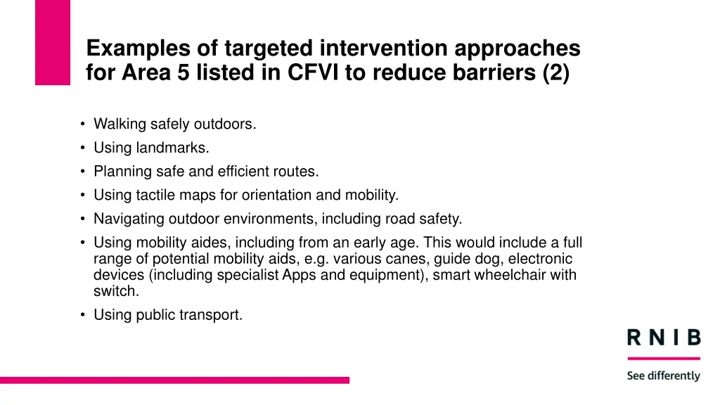 examples of targeted intervention approaches 1