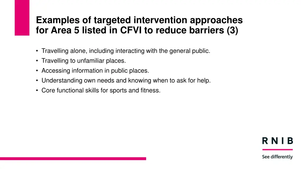 examples of targeted intervention approaches 2