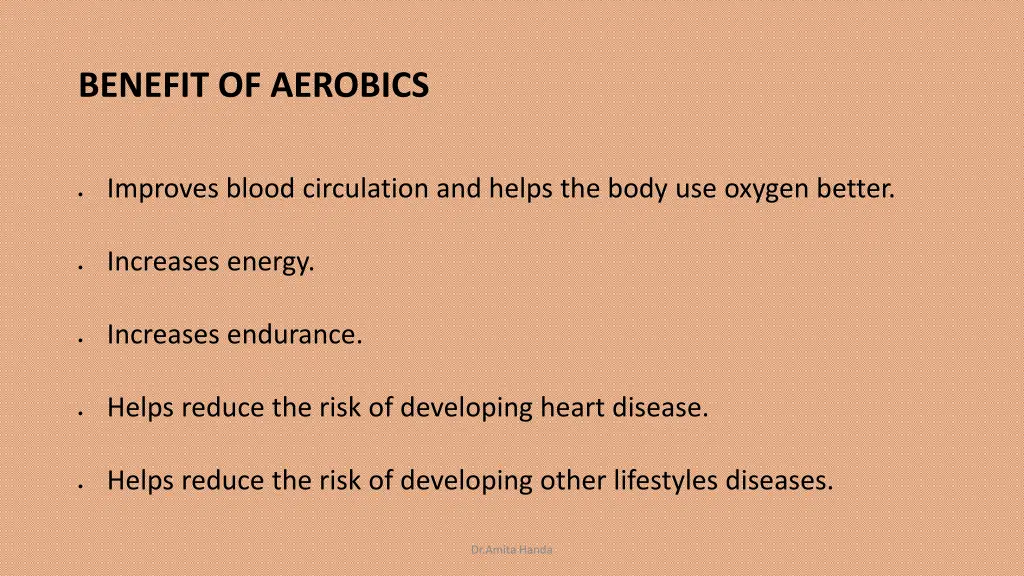 benefit of aerobics