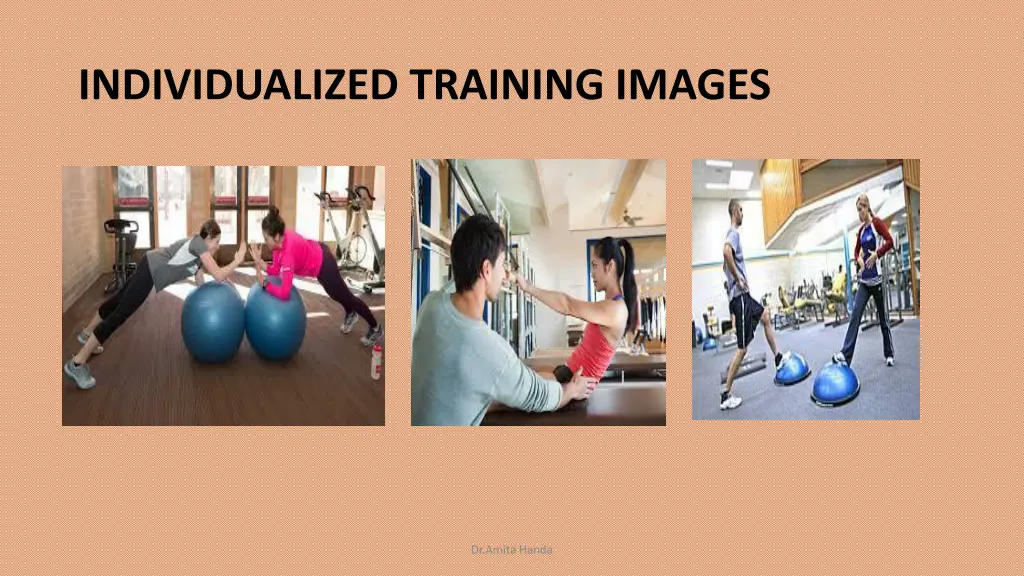 individualized training images