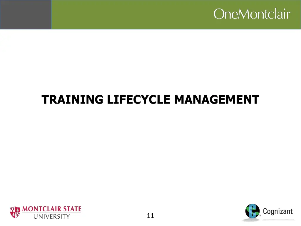 training lifecycle management