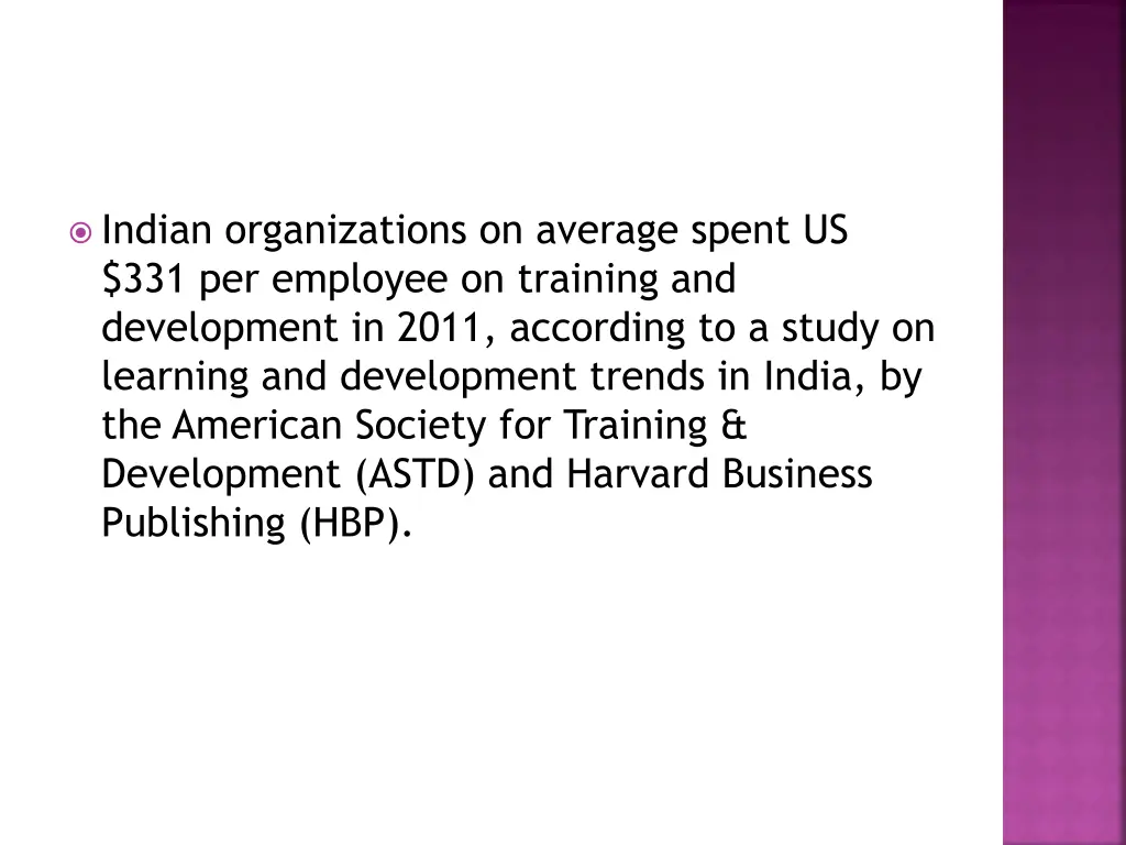 indian organizations on average spent