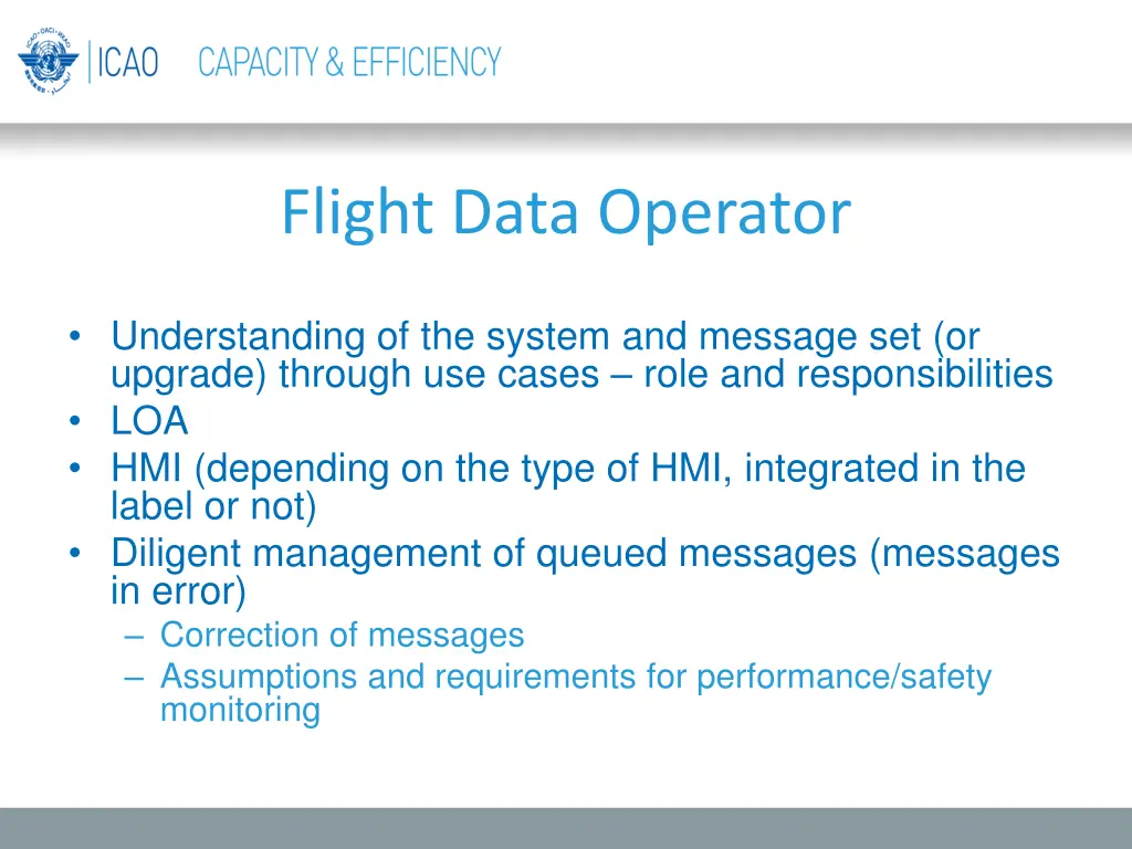 flight data operator