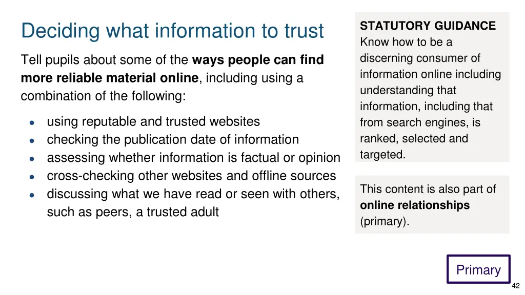 deciding what information to trust