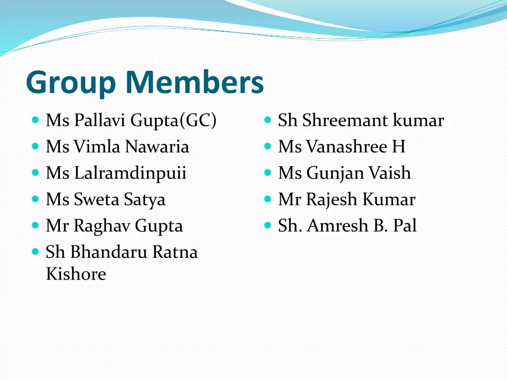 group members