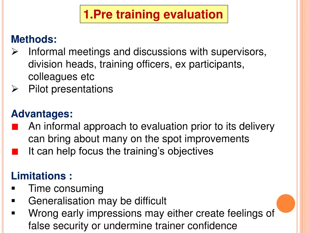 1 pre training evaluation