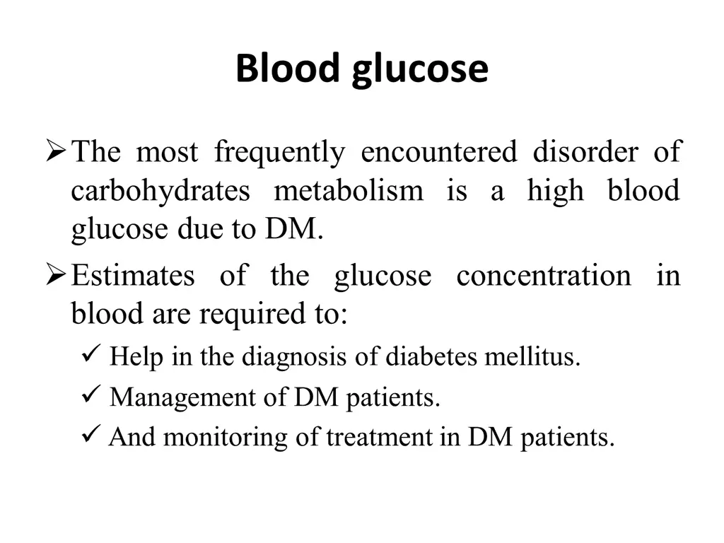 blood glucose