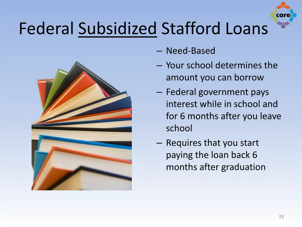 federal subsidized stafford loans