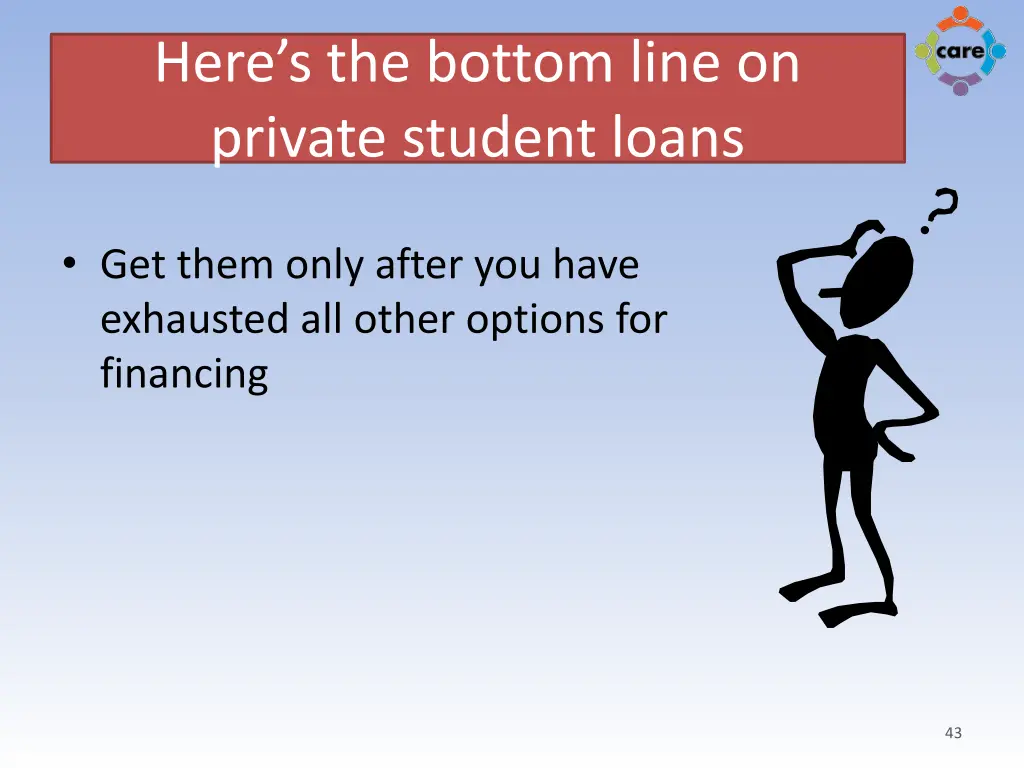 here s the bottom line on private student loans