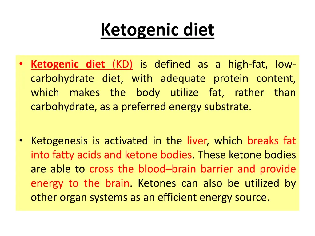 ketogenic diet