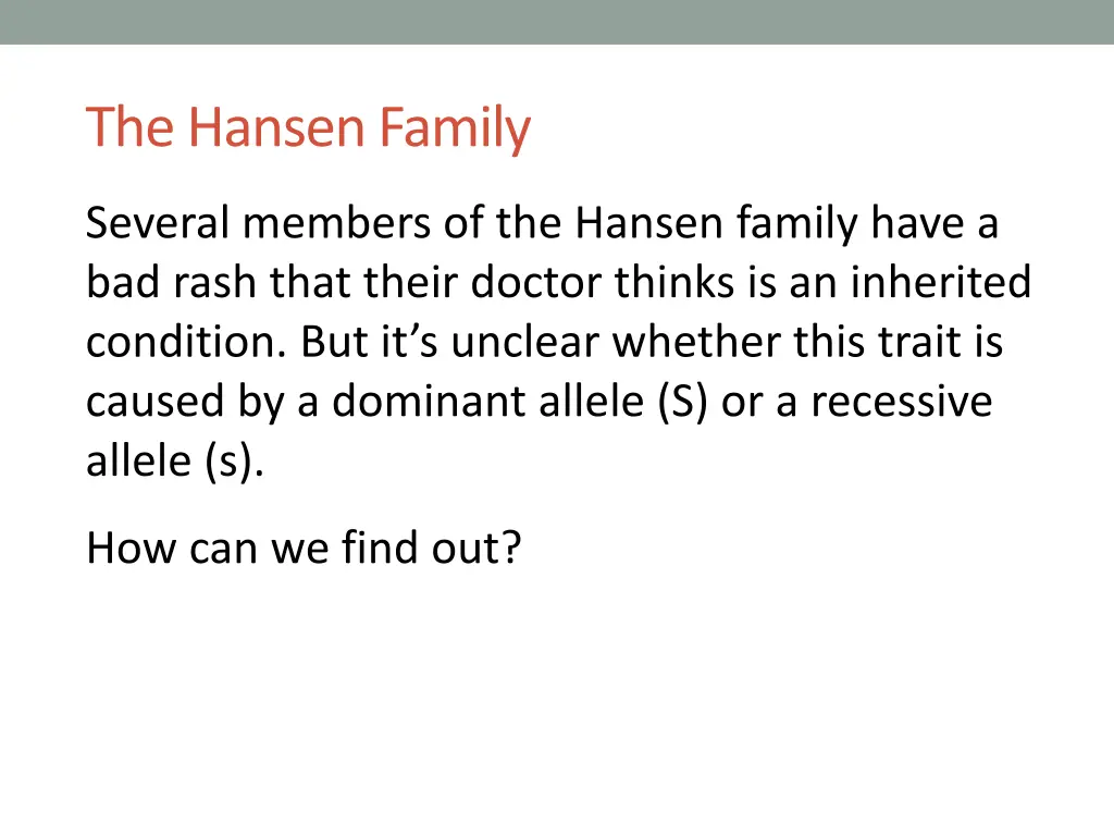 the hansen family