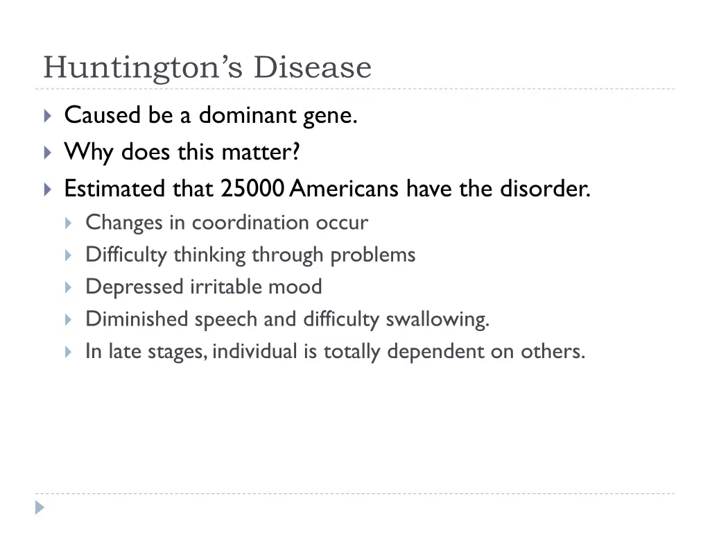 huntington s disease