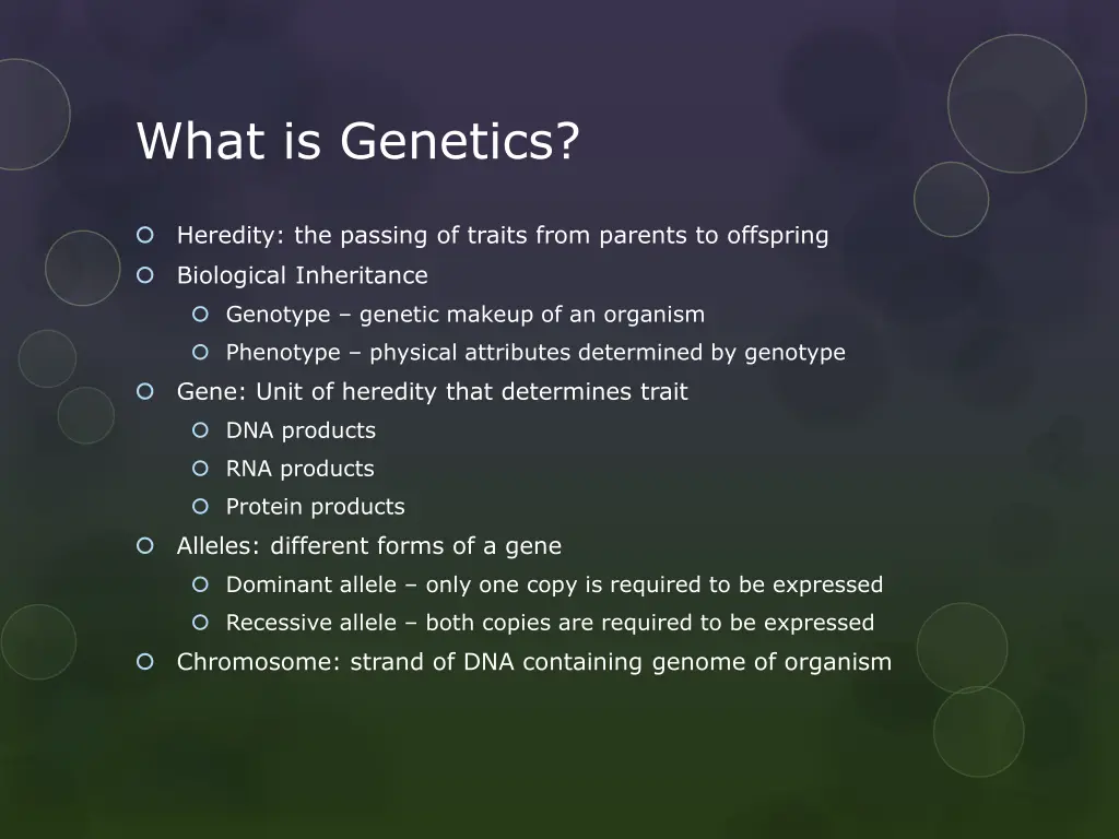 what is genetics