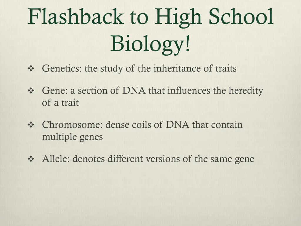 flashback to high school biology 1