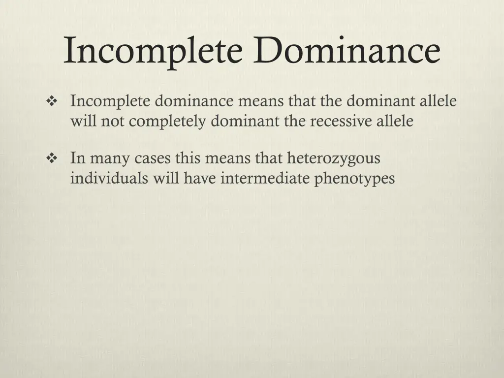 incomplete dominance 1