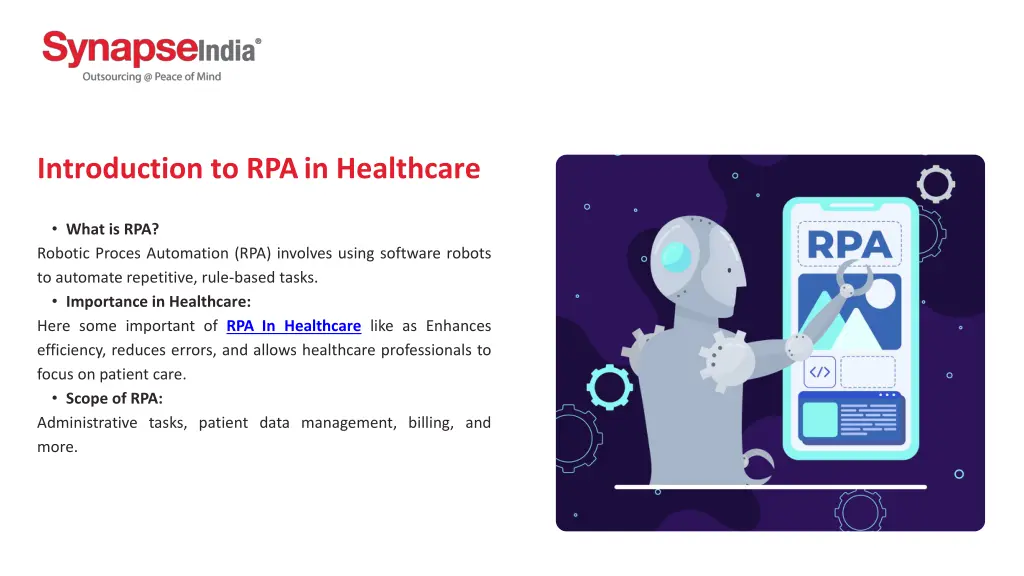 introduction to rpa in healthcare