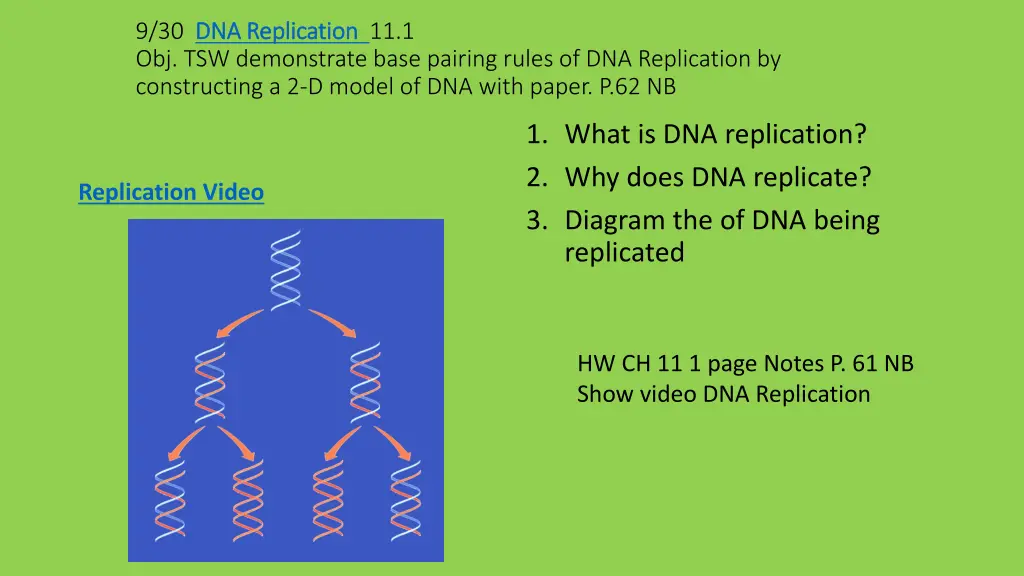 9 30 dna replication dna replication