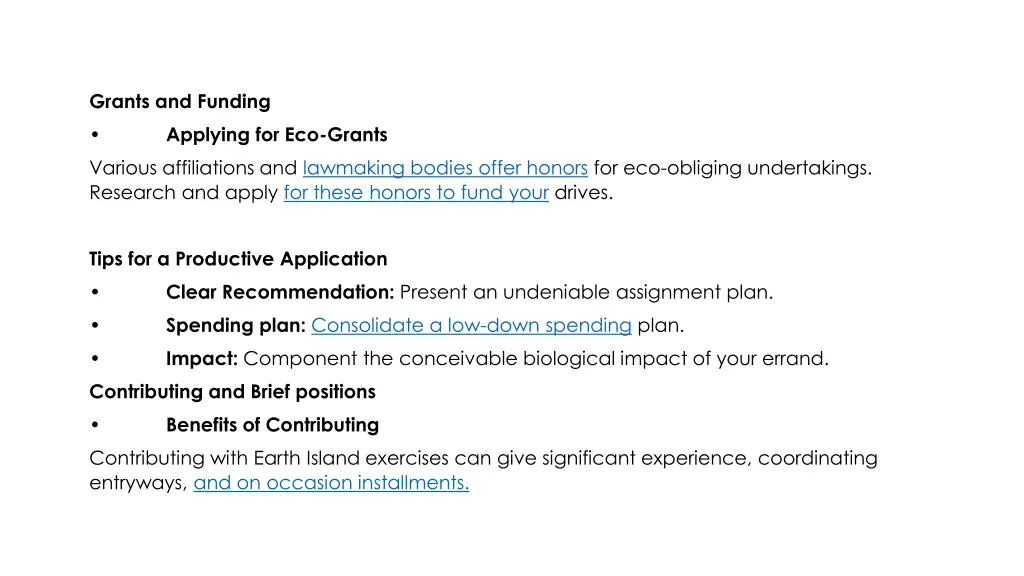 grants and funding 1