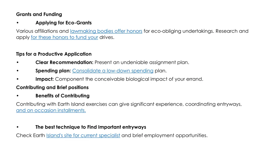grants and funding