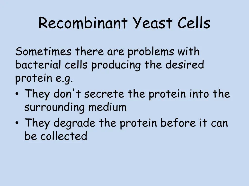 recombinant yeast cells