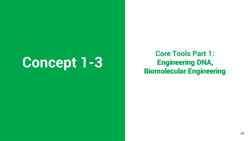 core tools part 1 engineering dna biomolecular