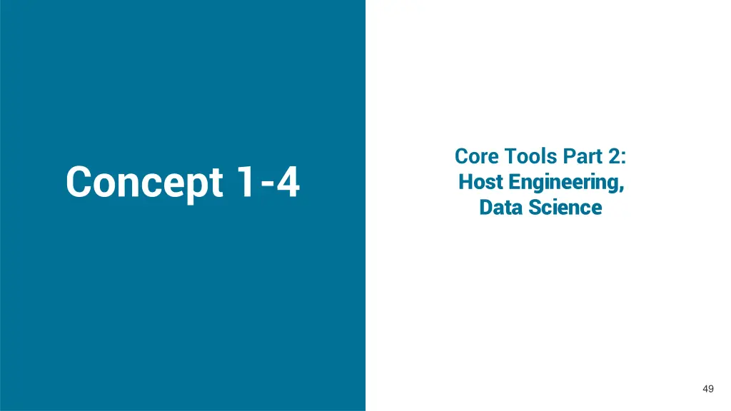 core tools part 2 host engineering data science