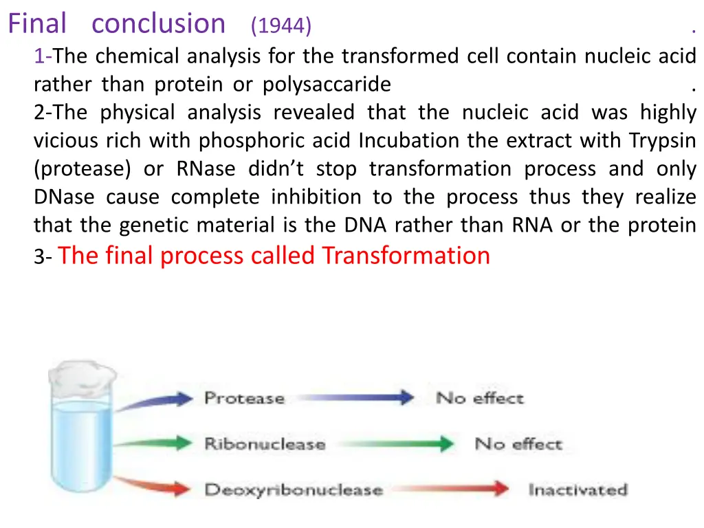 final conclusion 1 the chemical analysis