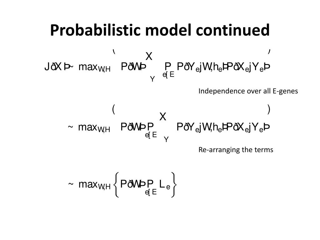 factor graph nested effects model 2