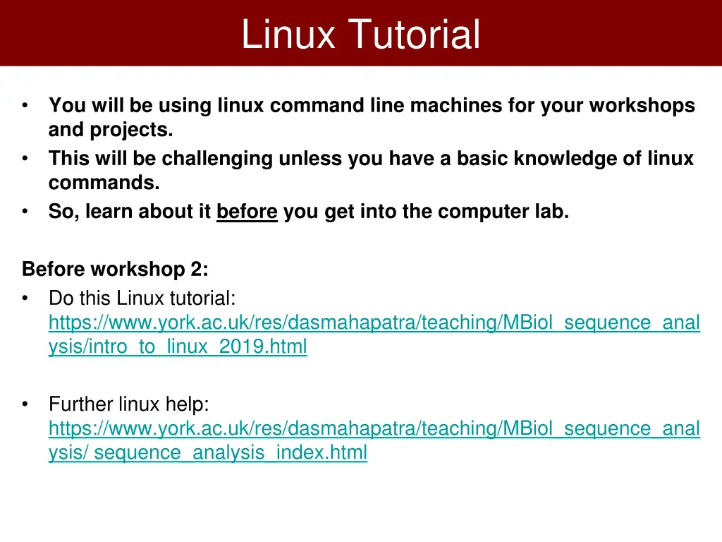 linux tutorial