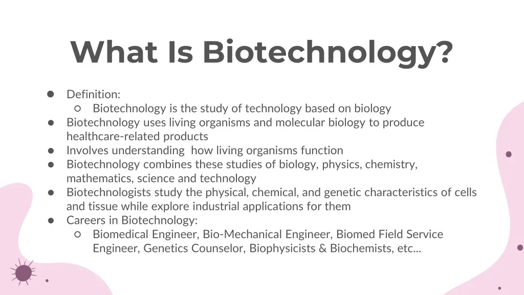 what is biotechnology 1