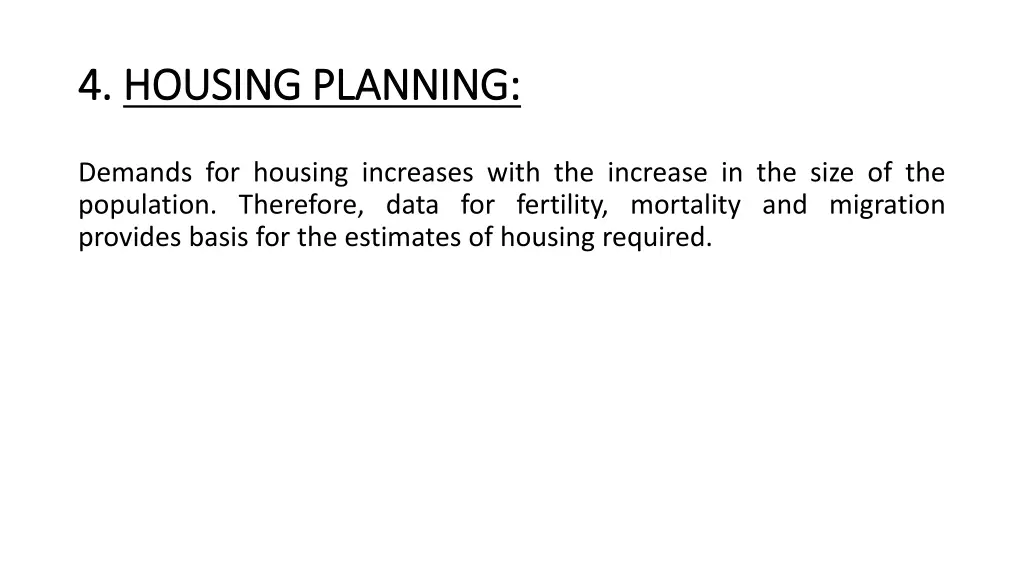 4 4 housing planning housing planning