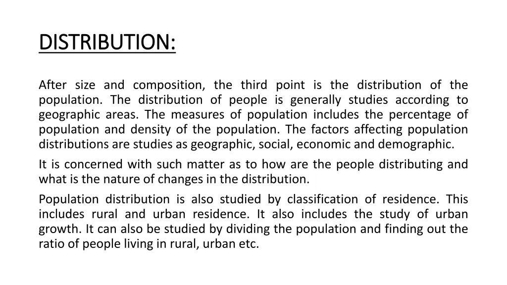 distribution distribution