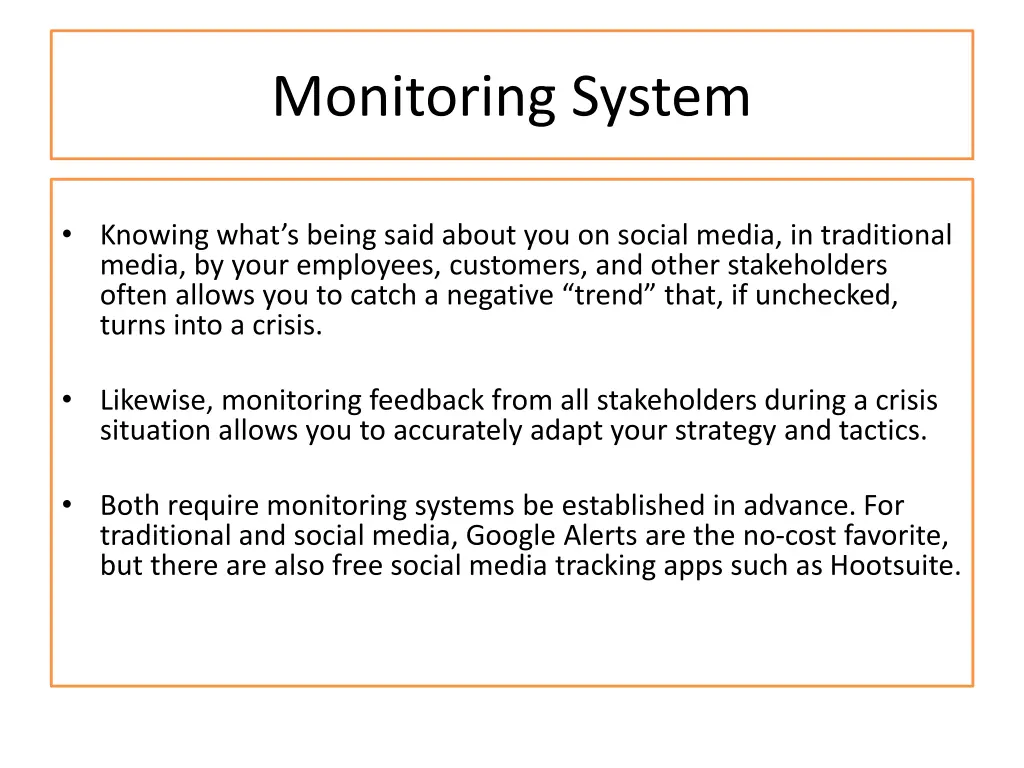 monitoring system