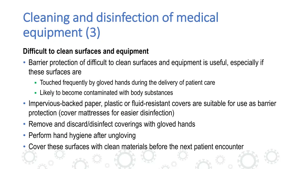 cleaning and disinfection of medical cleaning 2