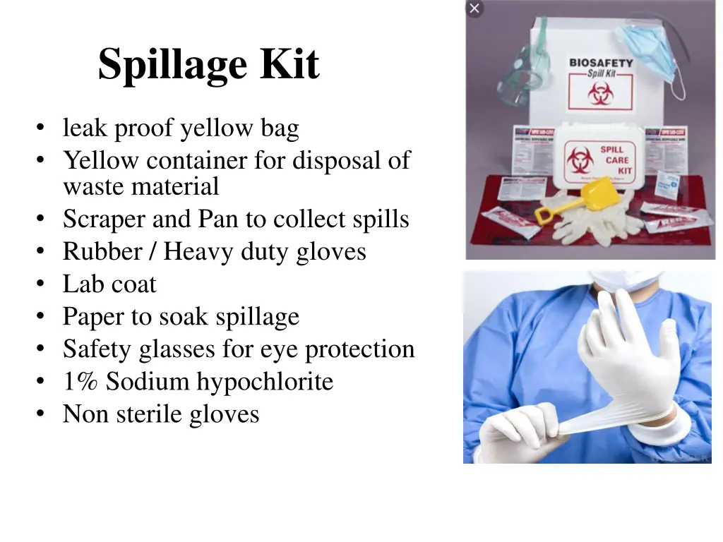 spillage kit