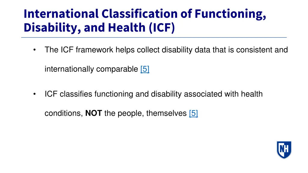 international classification of functioning 1